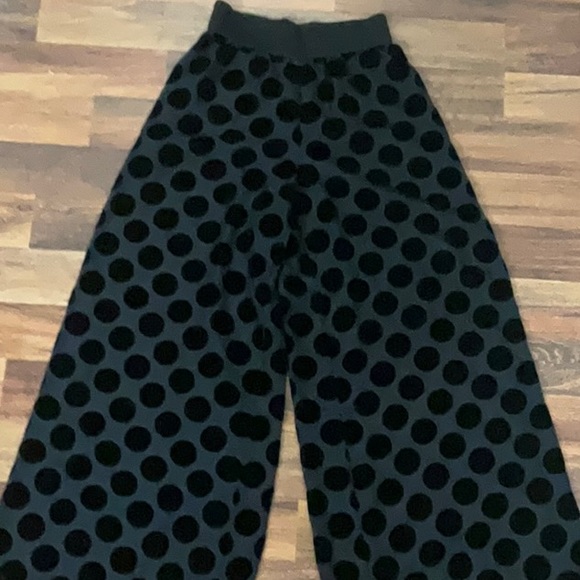 Victoria’s Secret Velvet Polka Dot Pants - Picture 2 of 7